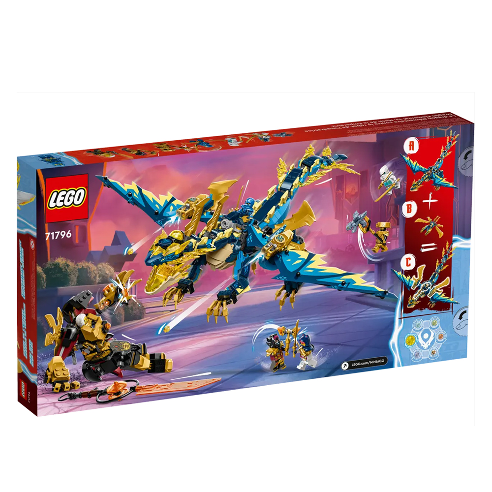 LEGO NINJAGO 71796 Kaiserliches Mech-Duell gegen den Elementardrachen