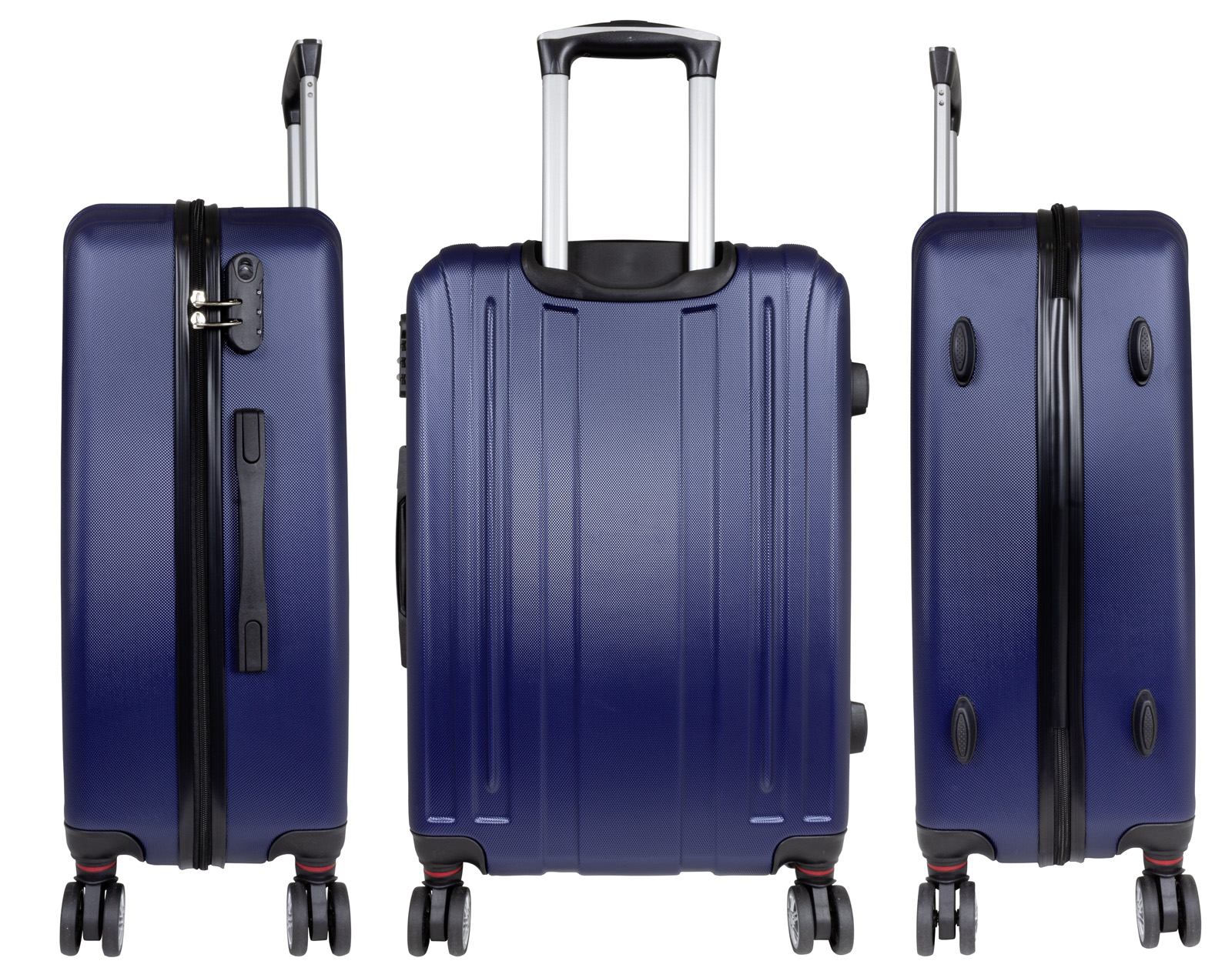 Dallas Reiseoffer – ABS Hartschale - Set - Blau