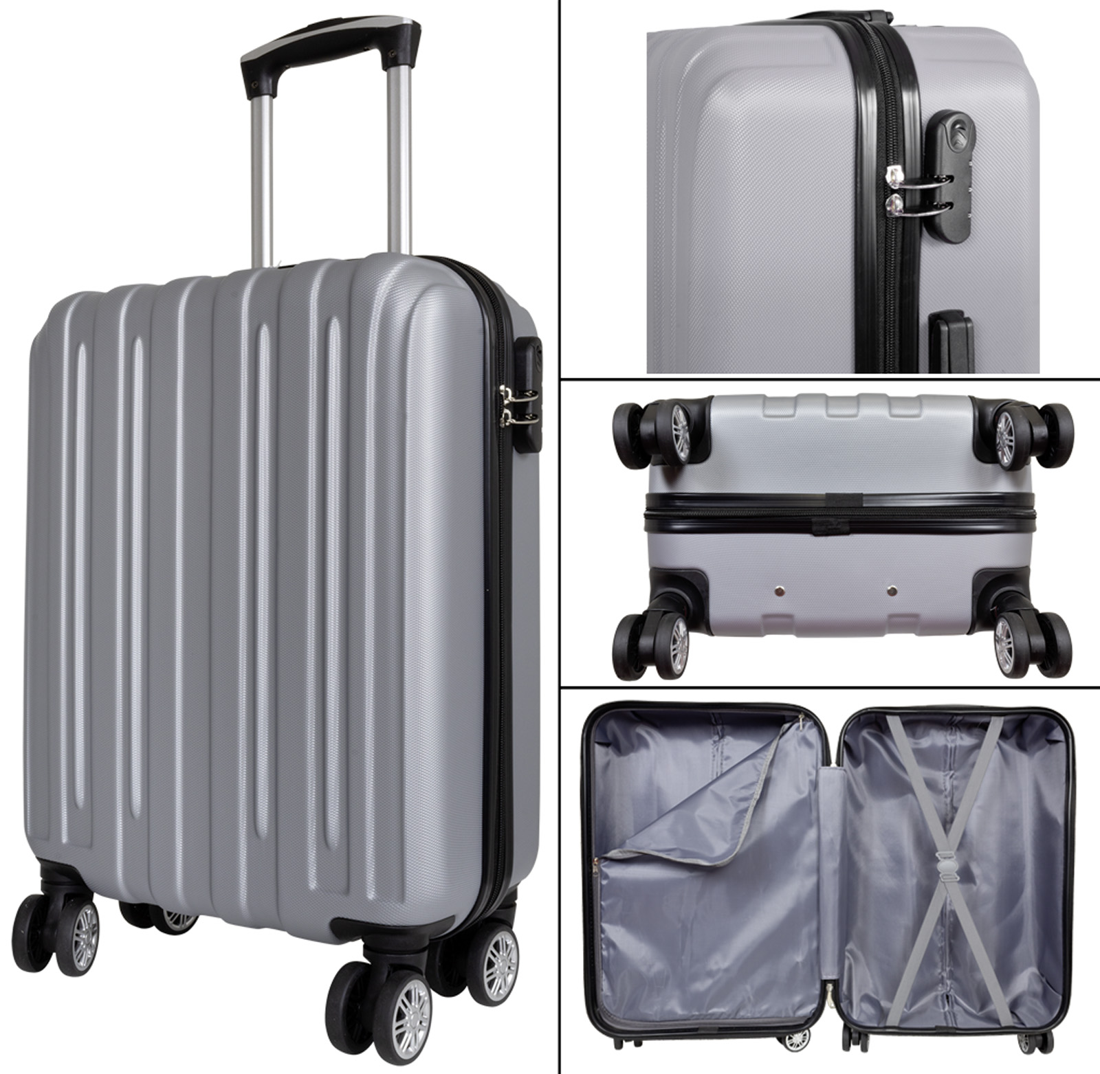 Dallas Reiseoffer – ABS Hartschale - L - Set